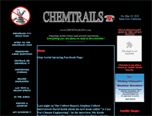 Tablet Screenshot of chemtrails911.com
